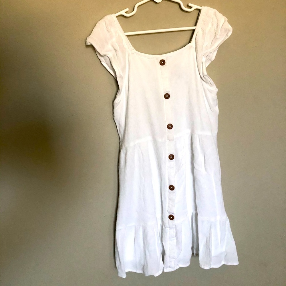 Art Class white button up dress girl size 7/8
